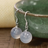 Cherry Long Drop Earrings Women Wedding Jewelry