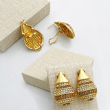 18K Yellow Gold Women Watch Women Bracelet Wrist Watch Jewelry 