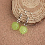 Cherry Long Drop Earrings Women Wedding Jewelry