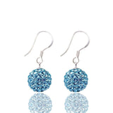 Cherry Long Drop Earrings Women Wedding Jewelry