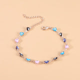 Double Layer Charm Chain Bracelet for Women Gold Wedding Jewelry