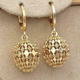 Cherry Long Drop Earrings Women Wedding Jewelry