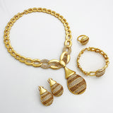 18K Yellow Gold Women Watch Women Bracelet Wrist Watch Jewelry 