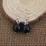 Cherry Long Drop Earrings Women Wedding Jewelry