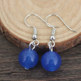 Cherry Long Drop Earrings Women Wedding Jewelry