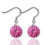 Cherry Long Drop Earrings Women Wedding Jewelry