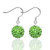 Cherry Long Drop Earrings Women Wedding Jewelry