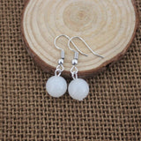 Cherry Long Drop Earrings Women Wedding Jewelry