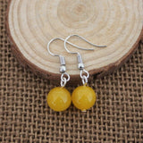 Cherry Long Drop Earrings Women Wedding Jewelry