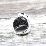 Vintage Silver Zircon Ring For Women Jewelry