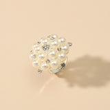 Vintage Baroque Pearl Ring Gold for Women Girls Party Jewelry