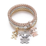 Vintage Link Heart Charm Bracelet Bracelet For Women Jewelry Gift