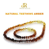 Natural Amber Beads Necklace Genuine Baltic Amber Stone Baby Necklace Gift