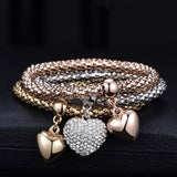 Vintage Link Heart Charm Bracelet Bracelet For Women Jewelry Gift