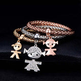 Vintage Link Heart Charm Bracelet Bracelet For Women Jewelry Gift