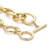 Luxury Bracelet for Women Charm Punk Jewelry Charm Bracelet Boho Gemstone Interlocking Gold