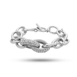 Luxury Bracelet for Women Charm Punk Jewelry Charm Bracelet Boho Gemstone Interlocking Gold