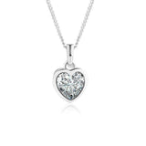 14K Rose Gold plated/ 925 Sterling Silver platedLuxury White Zircon Pendant Necklace 14K Rose Gold Women Bridal Jewelry