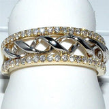 Luxury Women Engagement Ring 14k Yellow Gold Wedding Jewelry