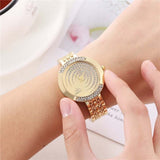 Luxury Zircon Quartz Watch For Women Bracelet WristWatch Jewelry