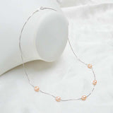 Genuine Freshwater Pearl Pendant Necklace 925 Silver Chain For Women Jewelry