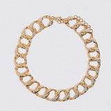 14Kt-Gold-Color-Link-Necklace-Women's-Trendy-Metal-Chokers-Necklaces-Christmas-Party-Jewelry