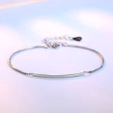 Silver Stars Charm Bracelet Link Chain Women Anniverssary Jewelry Gift