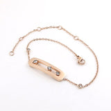 Chain Bangle Bracelet for Woman Stainless Steel Wedding Jewellery