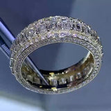 Luxurious Engagement For Women Ring Wedding Bands Zircon Jewelry