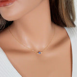  Vintage Evil Eye Pendant Necklace For Women Gold Chain Jewelry