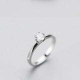 1CT Sapphire Gemstone Ring for Silver Women Engagement Jewelry