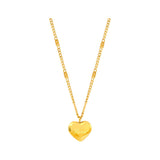 Shiny Heart Pendant Necklaces For Women Wedding Jewelry