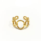 Unique Infinite Gold Ring For Women Jewelry Anniverssary Party Gift
