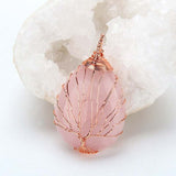 Vintage Pendant Necklace Opal Gemstone Women Jewelry