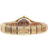Luxury Rhinestone Watch 18K Gold Women Wedding Jewelry