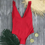 One Shoulder Summer Lace Monokini Beachwear Women Swimwear