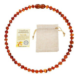 Natural Amber Beads Necklace Genuine Baltic Amber Stone Baby Necklace Gift