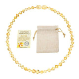 Natural Amber Beads Necklace Genuine Baltic Amber Stone Baby Necklace Gift