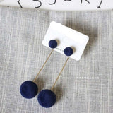 Vintage white pearl stud earrings for women wedding party jewelry in 14k yellow gold plating