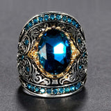 Luxury Zircon Silver Ring Engagement Women's Jewelry