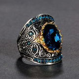 Luxury Zircon Silver Ring Engagement Women's Jewelry