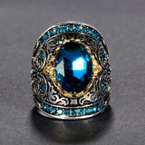 Luxury Zircon Silver Ring Engagement Women's Jewelry