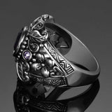 Nature Vintage Amethyst 925 Sterling Silver RingPurple stone Women's Wedding