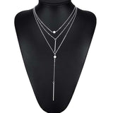 Classic Pendant Necklace Link Chain 10k Gold Women Jewelry
