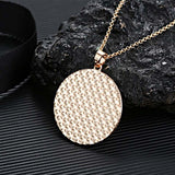 Memorial Rhinestone Pendant Necklace Gold Picture Photo Women's Silver Jewelry