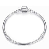 Silver Tibetan 925 charm bracelet with lobster clasp for women, beaded design for Tree of Life jewelry