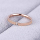 Rose Gold Engagement Ring For Women Wedding Jewelry